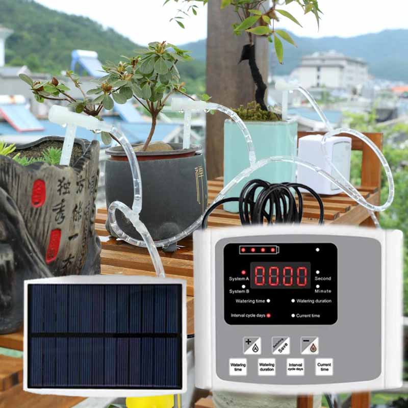 Smart Garden Project - Otomatik Güneş Enerjisi Damla Sulama Cihazı