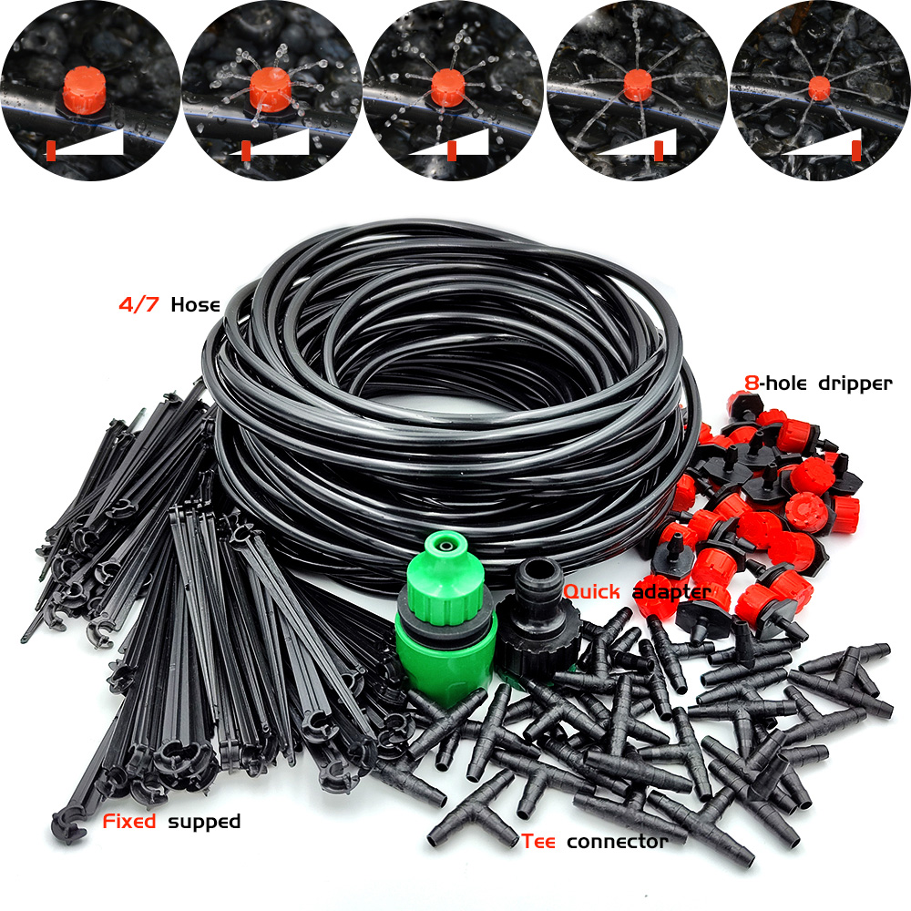 Smart Garden Project - Sera 15M-30M DIY damla sulama sistemi