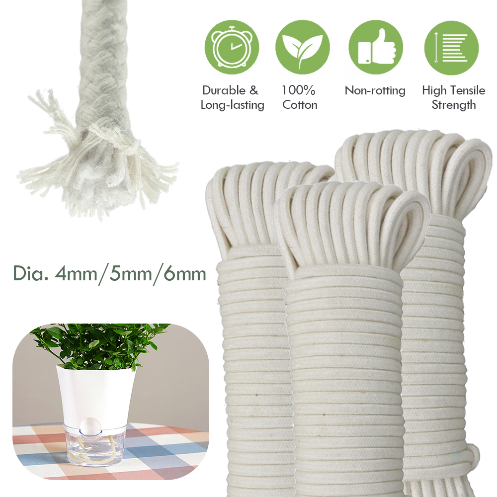 Smart Garden Project - 4/5/6mm kendini sulama pamuk fitil kordon
