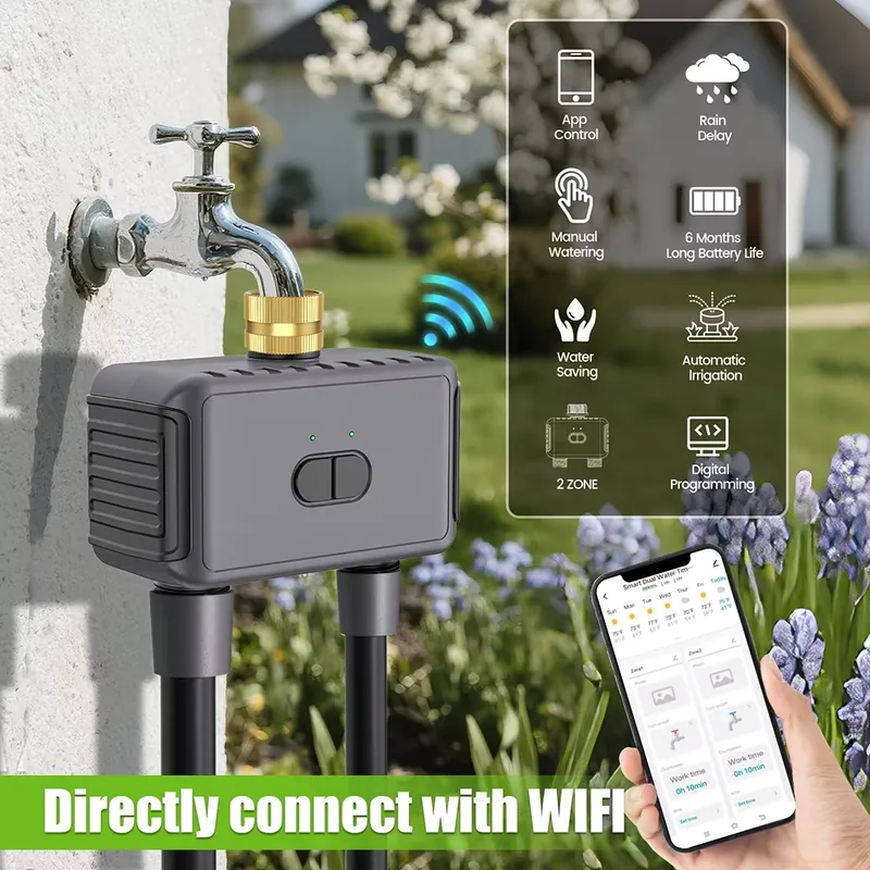WAP01 WiFi APP Kontrollü Çift  - Smart Garden Irrigation incelemesi ve fiyatı