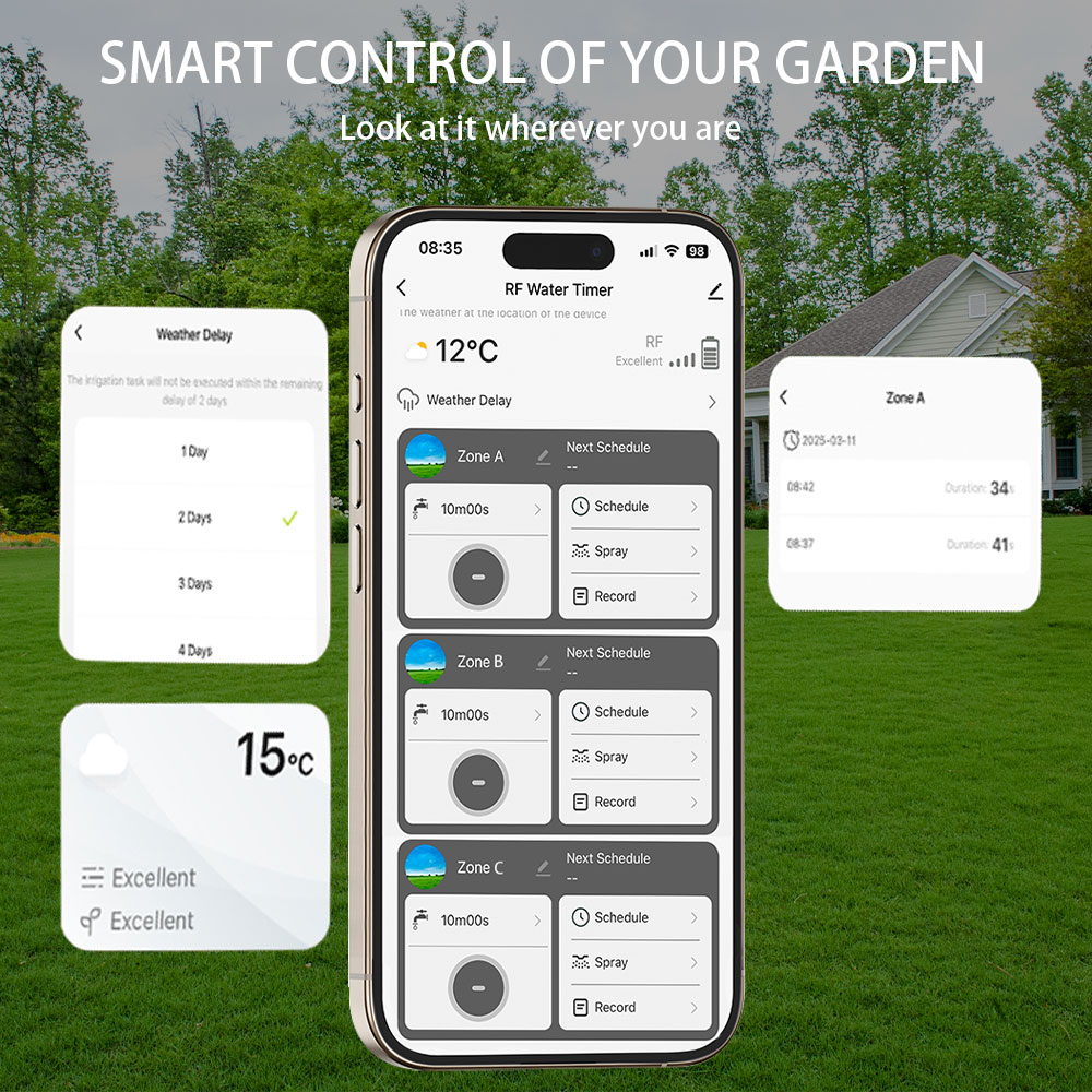 Tuya Wifi+RF433 3 Çıkışlı Su Z - Smart Garden Irrigation incelemesi ve fiyatı