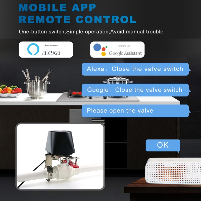 Tuya Akıllı Gaz Vanası WIFI Ba - Smart Garden Irrigation incelemesi ve fiyatı