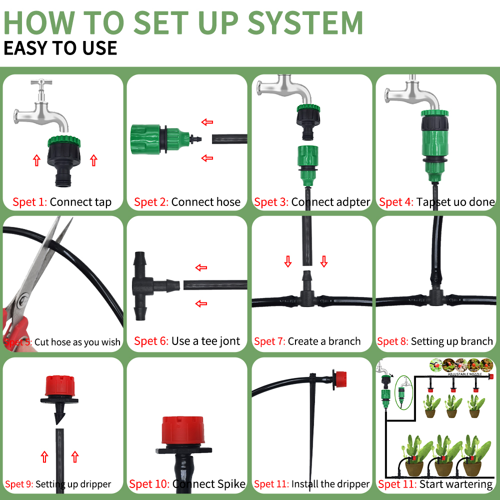 Mikro Damla Sulama Sistemi Aya - Smart Garden Project incelemesi ve fiyatı